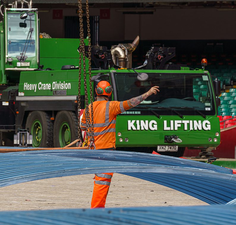 King Lifting health and safety on site